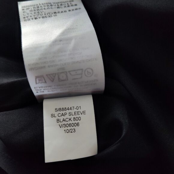 New Banana Republic Double Weave Sheath Shift Dress Black Knee Length 16 NWT - Picture 9 of 11